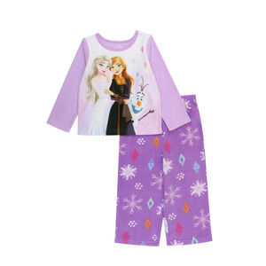 Frozen Toddler Girls Top and Pajama 2 Piece Set Multi Size 2T